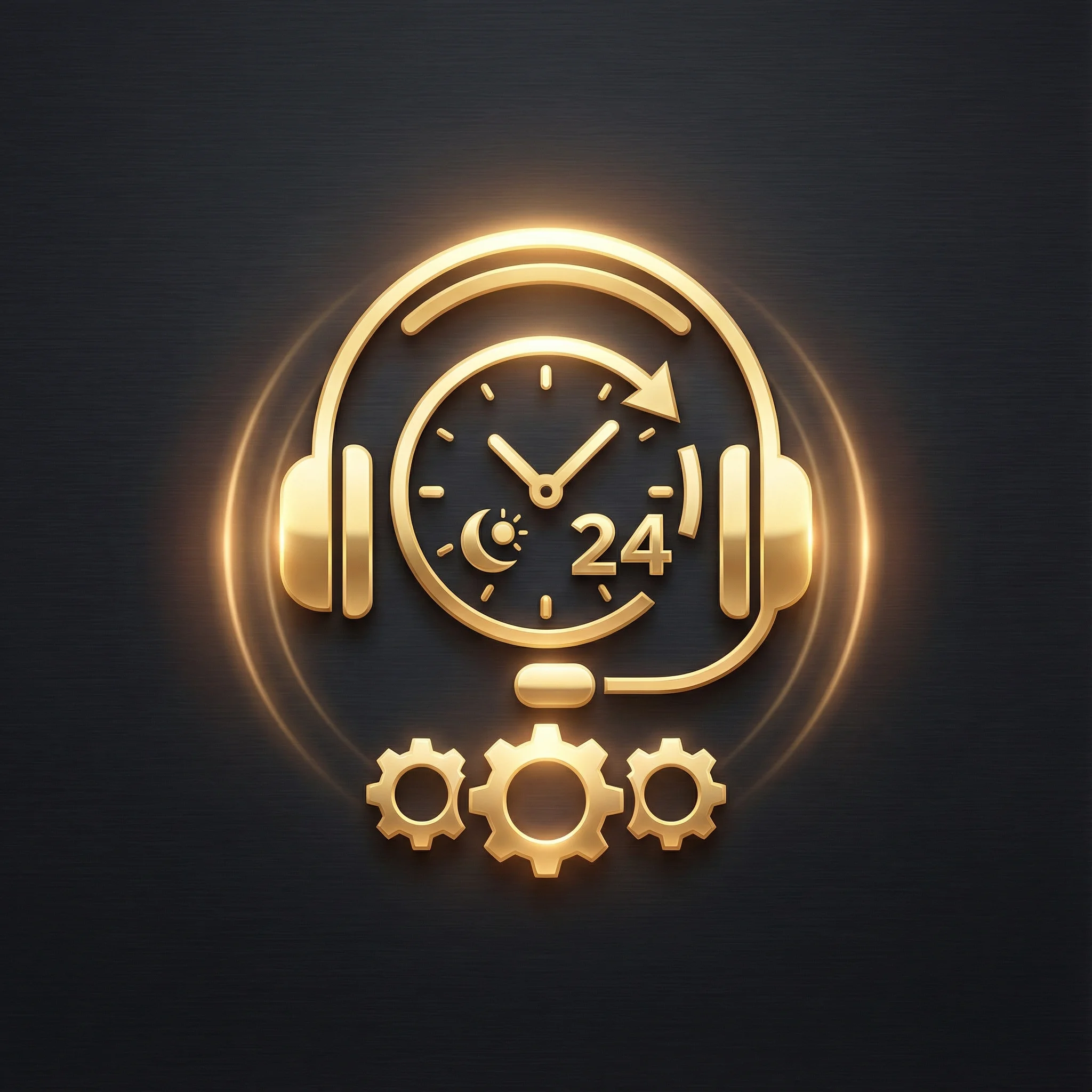 Ícone de suporte ao cliente 24 horas do mgmbet